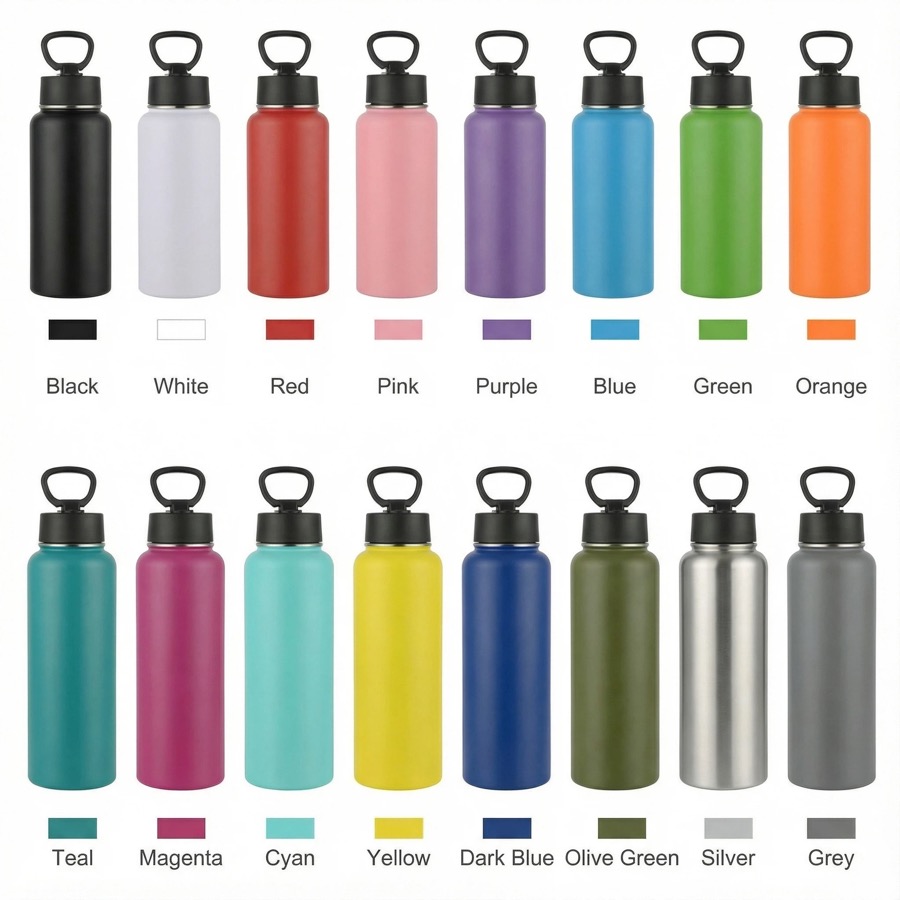32oz custom water bottle with logo-ready surface