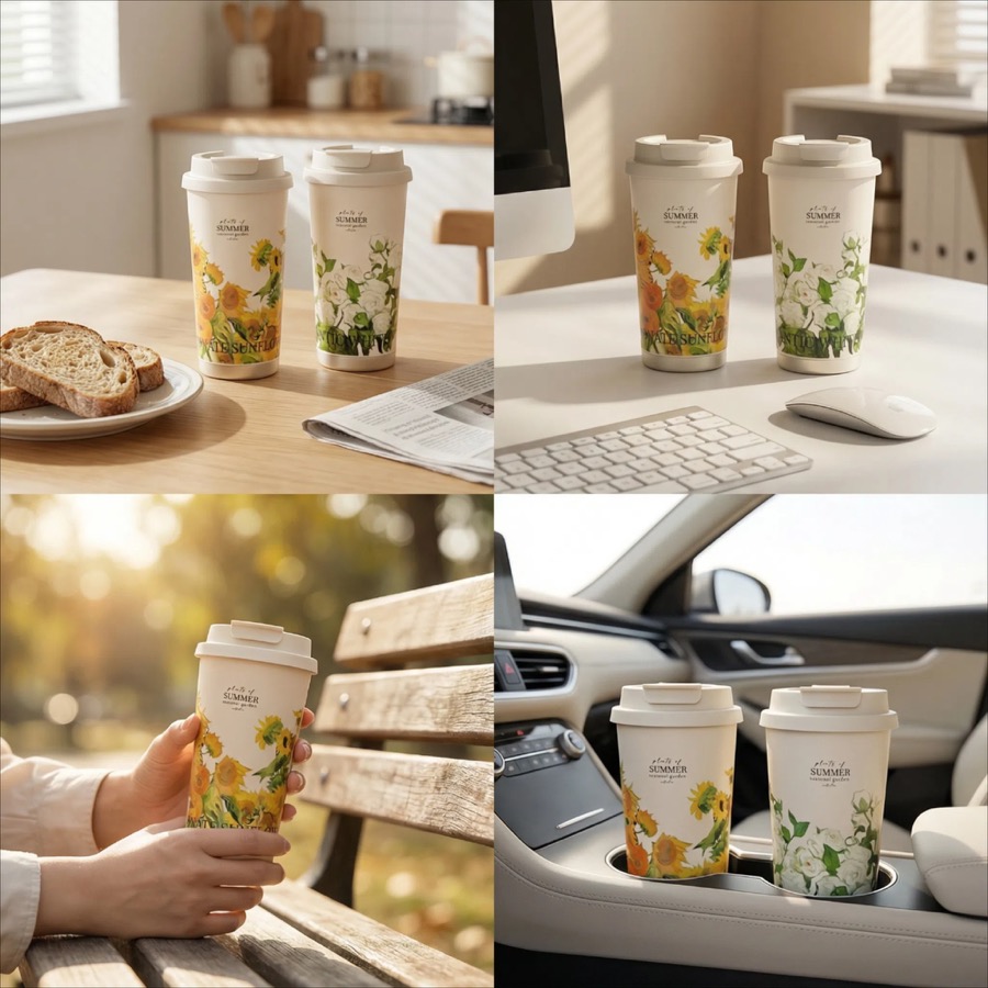 Coffee travel mugs for custom logo wholesale orders