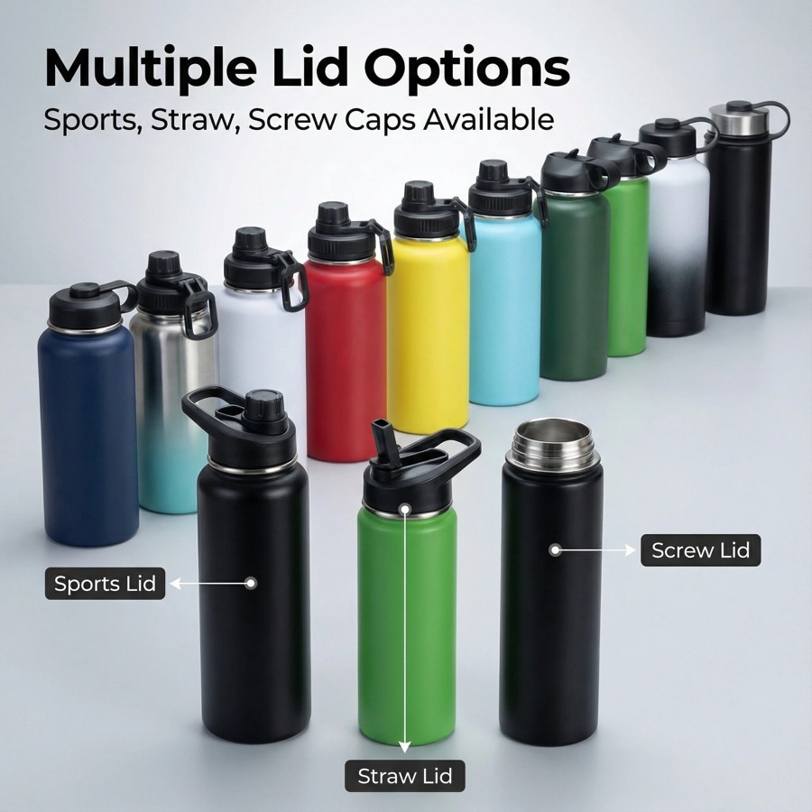 Portable stainless thermos for wholesale drinkware distribution